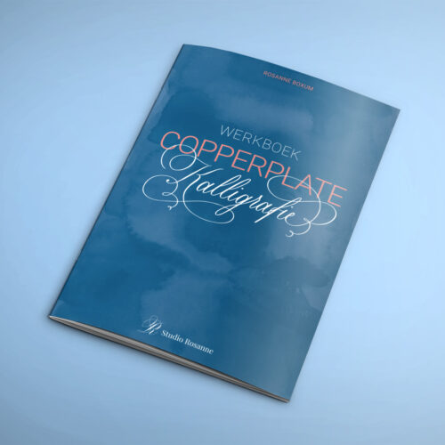 Werkboek Copperplate kalligrafie leren