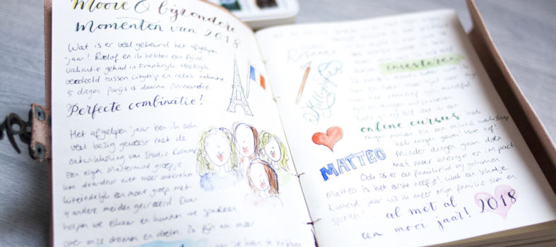 Journaling creatieve pagina